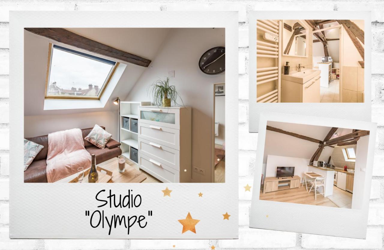 Studio Olympe - Cosy Et Charmant - Hypercentre Appartement Troyes Buitenkant foto